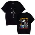 thumbnail image 1 of PH DOUBLE L  Travis Rapper Scott Astroworld Men's T-shirt Graphic Short Sleeve Shirts Tees Round Neck Cotton Shirt Tops, 1 of 6