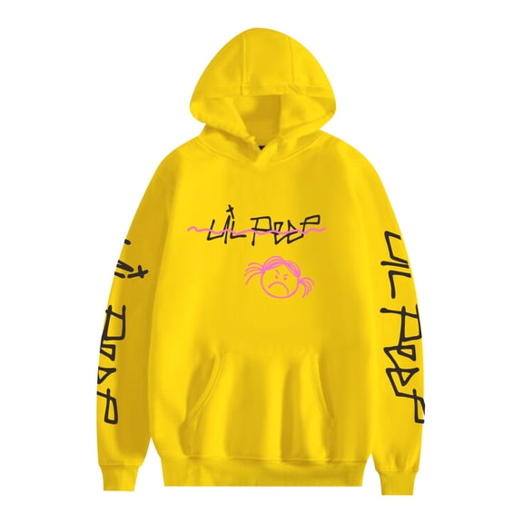 PH DOUBLE L Unisex Lil Singer Peep Hoodie HD Printed Hooded Sweatshirt Hip Hop Teen Unisex Harajuku Color