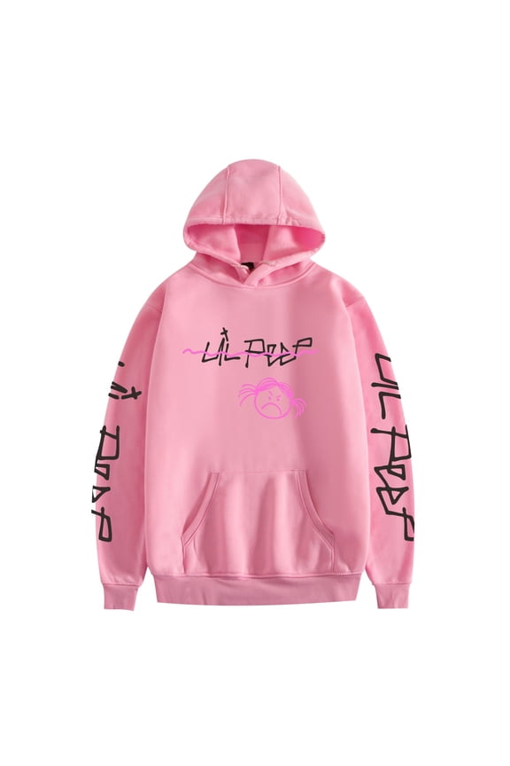 Unisex Lil Singer Peep Hoodie HD Printed Hooded Sweatshirt Hip Hop Teen Unisex Harajuku Color