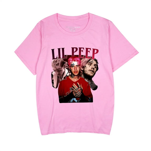 PH DOUBLE L lil Love peep Printed Shirt Portrait Printed T-Shirt Fashion Hip Hop Rapper Tee Shirt Tops