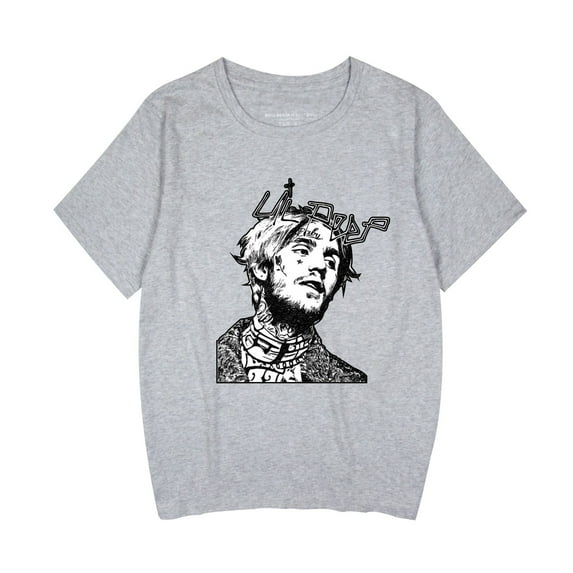 PH DOUBLE L lil Love peep Printed Shirt Portrait Printed T-Shirt Fashion Hip Hop Rapper Tee Shirt Tops