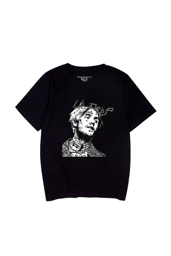 lil Love peep Printed Shirt Portrait Printed T-Shirt Fashion Hip Hop Rapper Tee Shirt Tops