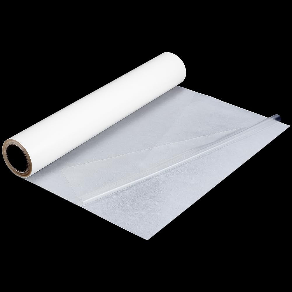 PH Double Sided Iron On Adhesive Film 13.7 inchx10 Yards Double-Sided Patch Heat Melt Fabric Press-on Adhesive Sheets Permanent Fusible Adhesive for DIY Craft Sewing Supplies for DIY