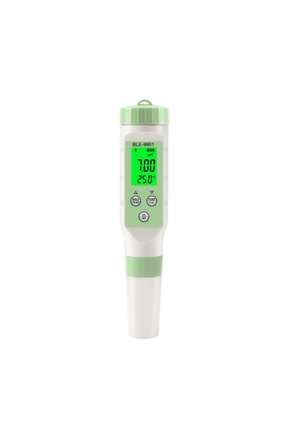 PH EC TDS TEMP Salinity Meter Digital Drinking Water Quality Tester Smart Online Monitor APP Control For Aquarium Pool ,Accurate - BLACK_PH TDS TEMP