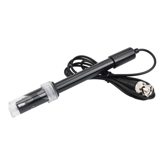 PH Electrode Probe 0-14 Range with BNC Connector, 115cm Cable pH Sensor for Water Testing in Aquariums, Pools, Hydroponics, Wine and RO Systems