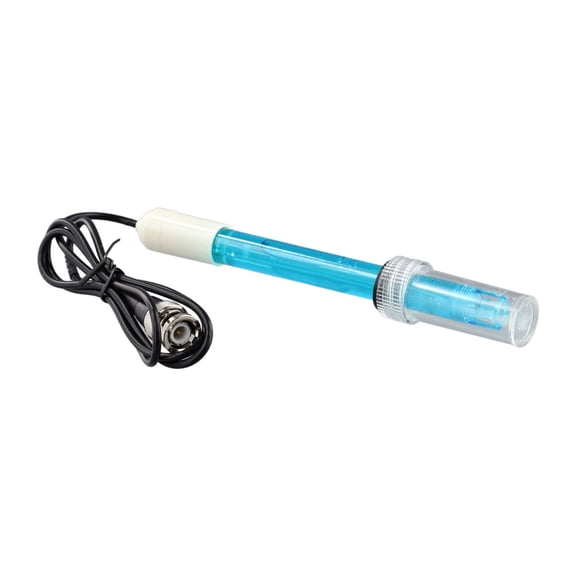 PH Electrode Probe With BNC Connector Laboratory Sensor 0.00-14.00 PH Range Water Testing Aquarium Hydroculture Fast for RESPONSE PC Material 0-60°C for Most PH Meters(Blue)