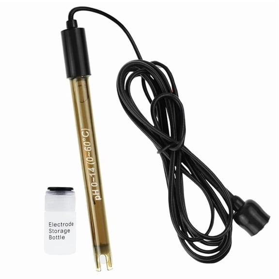 PH Electrode Sensor Probe Industry Experiment Laboratory Pool Water Analyzer PH Meter Tester PH Probe BNC Connector