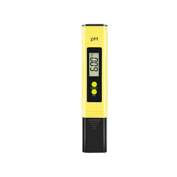 PH Meter 0.01 High Precision for Water Quality Tester with 0-14 Measurement Range Suitable Aquarium Swimming Pool ,Accurate - YELLOW WITH BOX_X