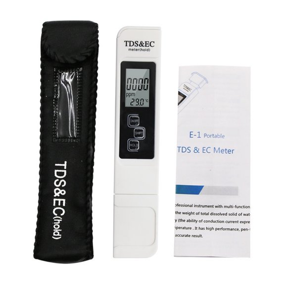 PH Meter 0.01 For Water Quality Tester With 0-14 Measurement Range 3 In 1 PH Tester Water PH Meter TDS EC Temperature Meter ,Accurate - YELLOW_TDS METER