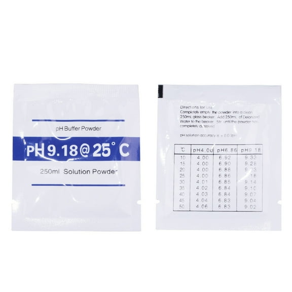 PH Meter Buffer Solution Powder for Precise and Easy for Precise PH Calibration Powder Solution PH 9.18 Calibration PH Meter