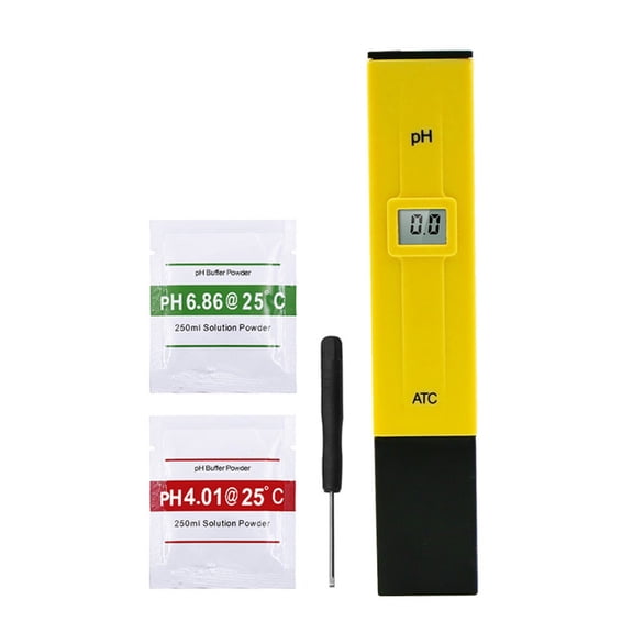 PH Meter Digital PH Tester Water Quality Testers Acidity Measure Device Water Pool Aquarium Hydroponics Home Brew 0-14pH ,Multifunctional