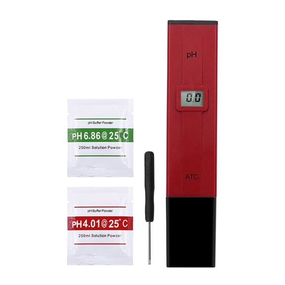 PH Meter Digital PH Tester Water Quality Testers Acidity Measure Device Water Pool Aquarium Hydroponics Home Brew 0-14pH ,Multifunctional