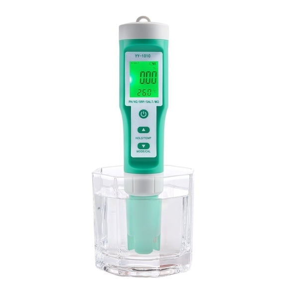 PH Meter Tds Tester Digital ORP EC Salinity H2 S.G Spa Aquarium Water Test Tool Solution Fertilizer Resistivity Test Instruments ,Pocket Size Sensor