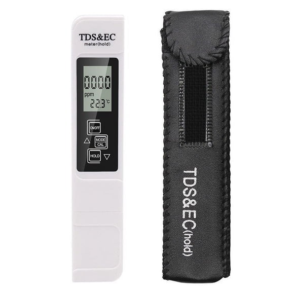 PH Meter for Water Hydroponics Digital PH Tester Pen 0.01 High Accuracy Pocket Size with 0-14 PH Measurement Range for Household Drinking, Pool and Aquarium