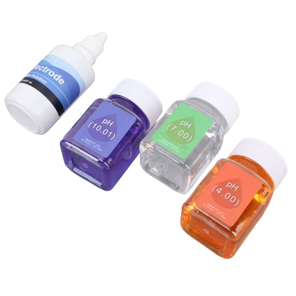 PH Probe Protective Liquid Solution PH Calibration Solution Kit 50ML PH 7.00 4.00 10.01 Calibration Solutions with 30ML PH Probe Protective Liquid