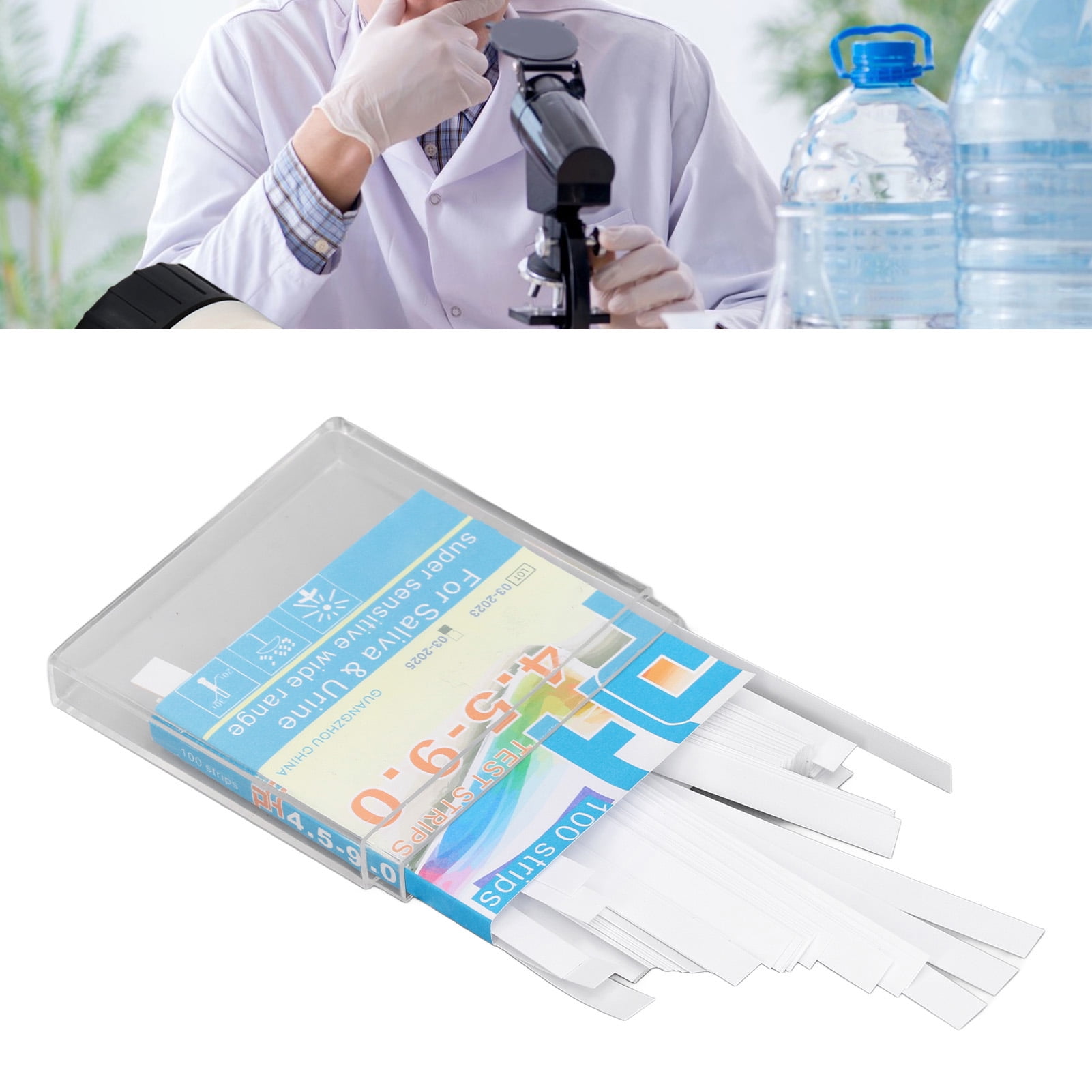 PH Test Strip, Urine Test Strips Accurate 100Pcs Wide Application For