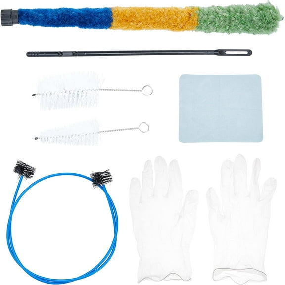 PH Trumpet Cornet Clean Kit Saxophone Clarinet Brush Snake Brush Mouthpiece Brush Valve Casing Brush Instrument Cleaning Musical Instrument Maintenance Care Accessory for DIY