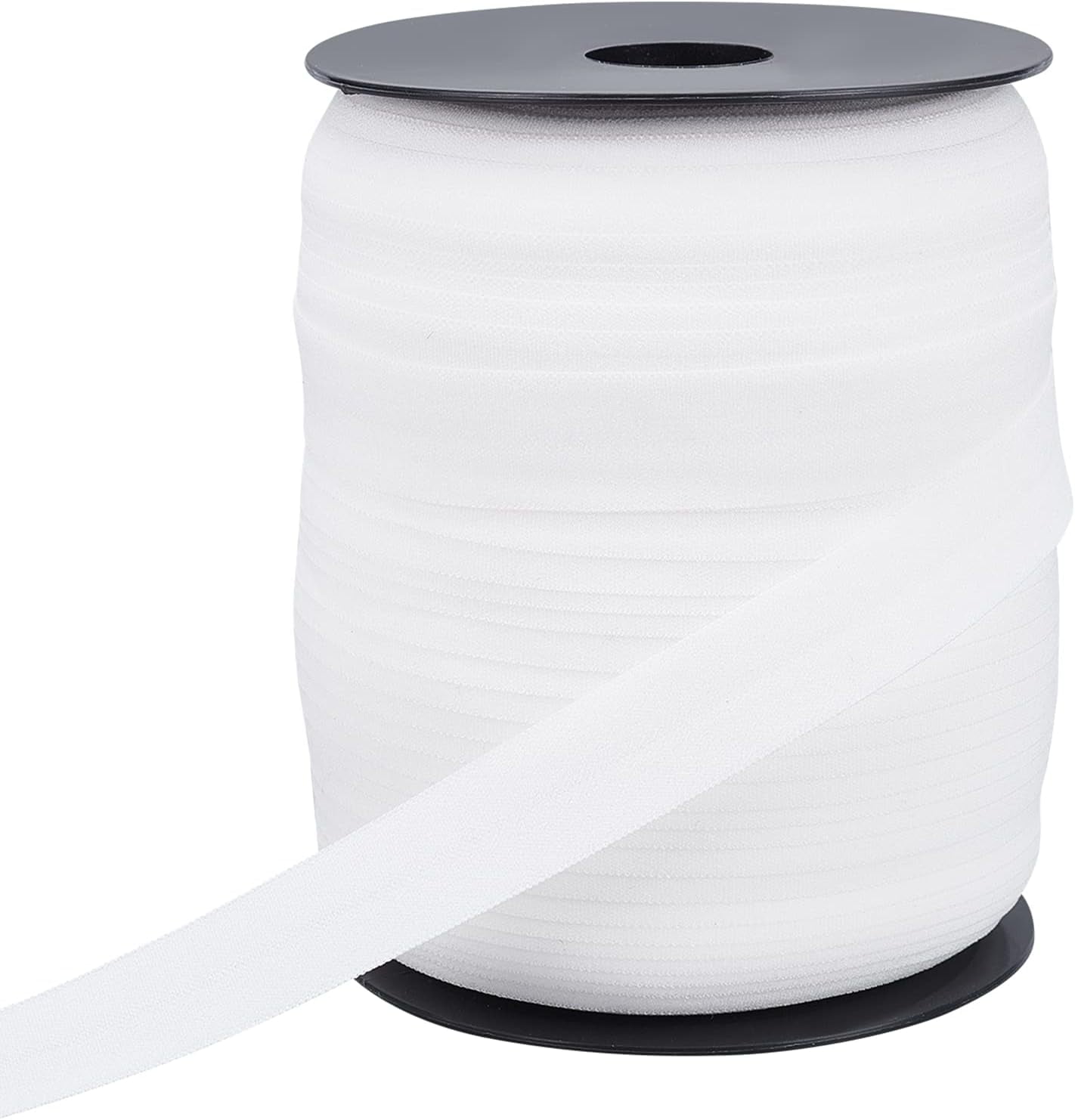 5/8 White Fold Over Elastic FOE 100 yds Roll 5/8 White Fold Over Elastic FOE 100 yds Roll