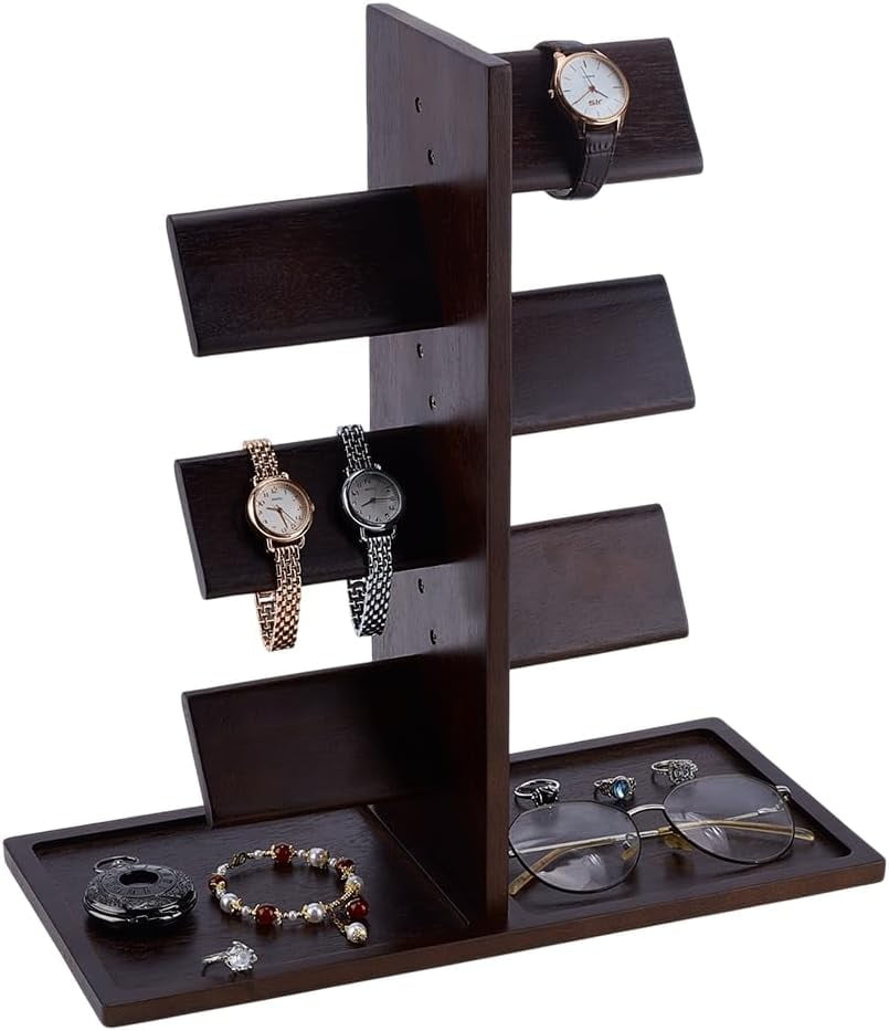 PH Wooden Watch Holder Stand Watch Display Tower Watches Display Racks ...