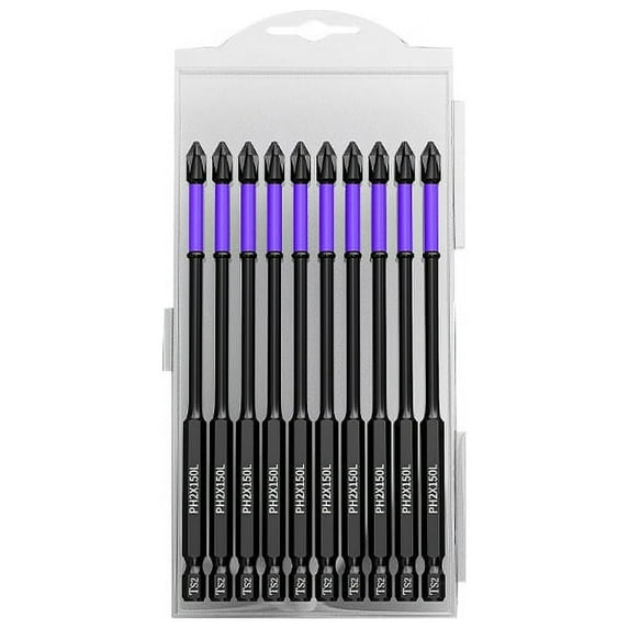 PH2 Magnetic Batch Crosses Screwdriver Impact Drill Bit Screw 150mm Non- Electric Screwdriver Power Tools