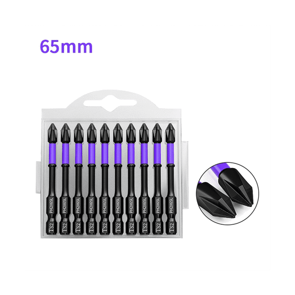 PH2 Magnetic Batch Crosses Screwdriver Impact Drill Bit Screw 50mm Non- Electric Screwdriver Power Tools
