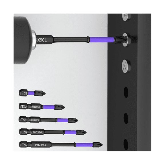 PH2 Magnetic Batch Head Crosses Screwdriver Impact Drill Bit Screw 90mm Non- Electric Screwdriver Power Tools