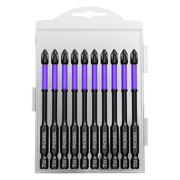PH2 Magnetic Batch Crosses Screwdriver Impact Drill Bit Screw 90mm Non- Electric Screwdriver Power Tools