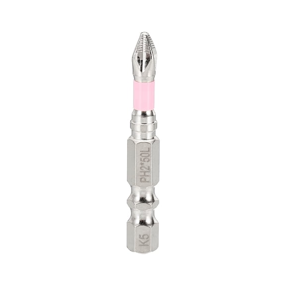 PH2 Phillips Impact Screwdriver Bit 2" Long Magnetic Anti Slip Tip K5 Steel