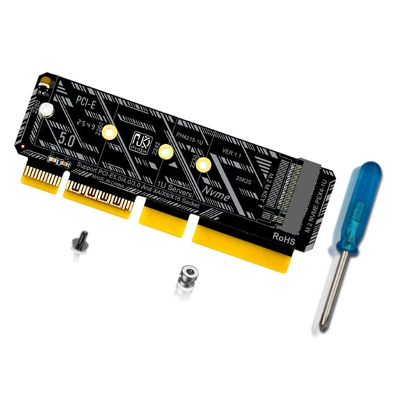 PH4215-1U NVM Adapter NVME to PCIe 5.0 Card for 1U Servers Featuring Efficient Data Transfer