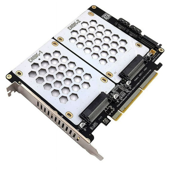 PH46-2 Dual-disk SATA 2.5-inch hard drive to PCIE4.0 split card