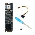 thumbnail image 1 of PH6603 NVME To Type E Converter Card Fast Speed With Cooling For Desktop Laptop NAS Compatibility, 1 of 8