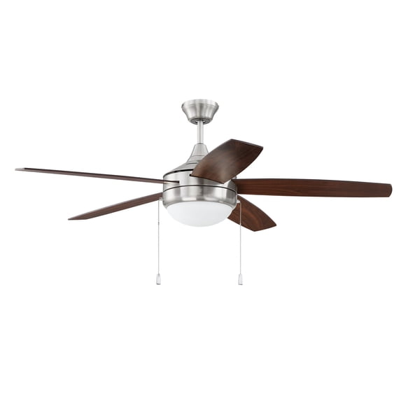 PHA52BNK5 Craftmade Lighting Phaze - 5 Blade Ceiling Fan with Light Kit in Modern-Contemporary Style - 52 inches wide by 16.73 inches high