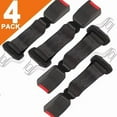 thumbnail image 1 of PHANCIR 4 Pack 10.2-inch Seat Belt Extender for Cars and Airplanes, Universal Seat Belt Car&Airplane Buckle Extension Buckle Up (7/8" Tongue Width), 1 of 7