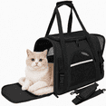PHANCIR Foldable Cat Carrier, 17.32