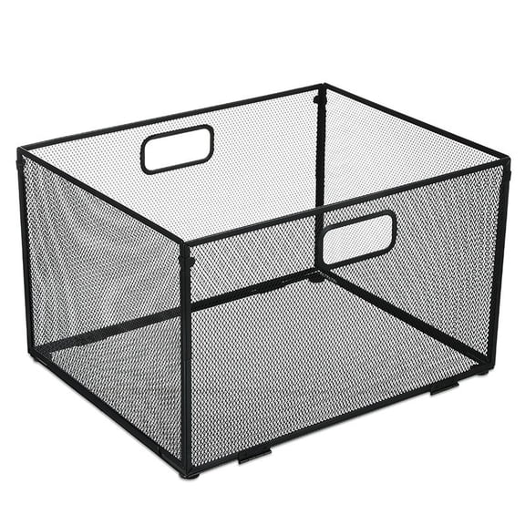 PHANCIR Hanging File Organizer, Metal Storage Box, Portable File Box with Handle for Organizing Documents & PaperMiddle