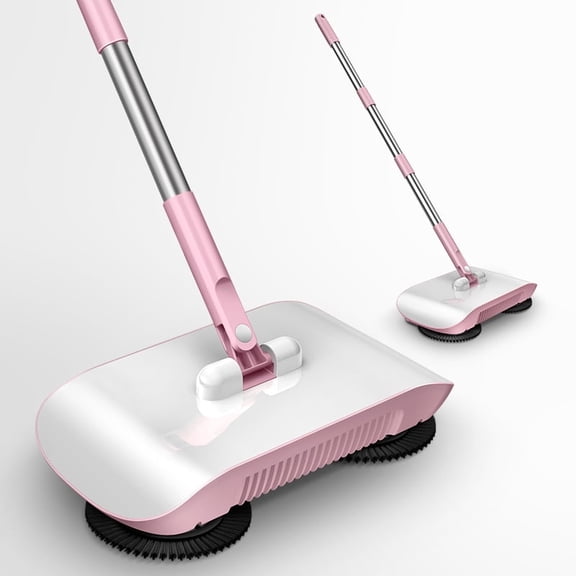 PHANCIR Multifunction Manual Hand-Push Sweeping Machine Non-Electric 360 Degree Rotating Floor Mop Broom Dustpan Household Cleaning Tools