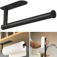 thumbnail image 1 of PHANCIR Paper Towel Holders Wall Mount Kitchen Paper Holder Under Cabinet Black, 1 of 8