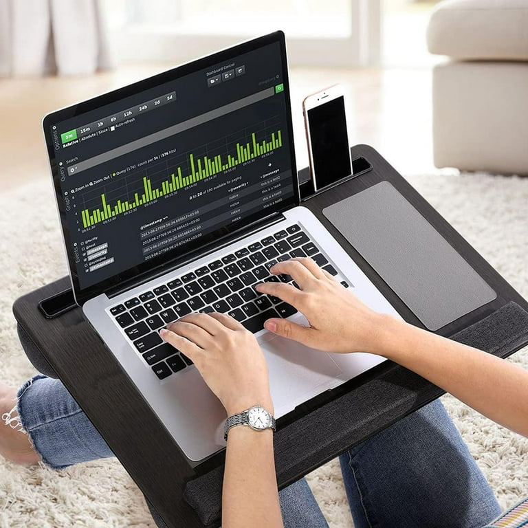 This portable lap desk turns my bed into an office