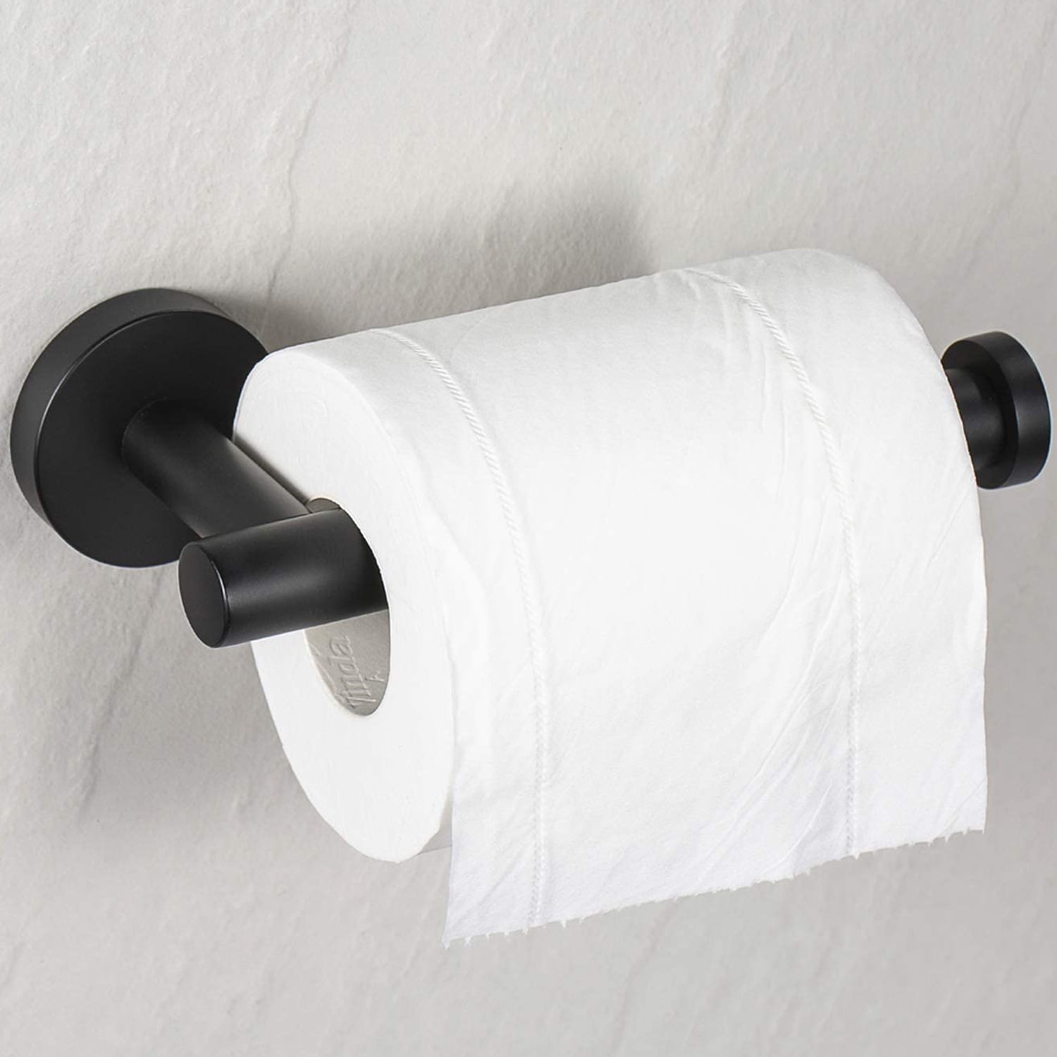 Hex Matte Black Wall Mounted Toilet Paper Holder + Reviews