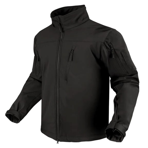 PHANTOM SOFTSHELL JACKET, Black, 2 Extra Large