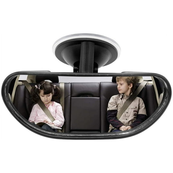 PHANY 360 Degree Rotating Car Rear View Mirror for Viewing Child on Baby Seat, Safety Mirror 14*5.6cm