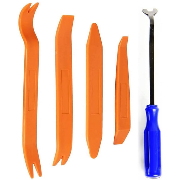 PHANY 5 Pack Multifunction Installation Removal Tool, for Car Radio Audio Interior Trim Dash Dashboard, Installer Pry Tool