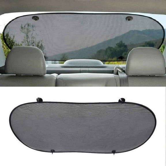 PHANY Auto Rear Sun Shade Vehicle Shield Visor Protection Back Car Window Shade Mesh Sun Shade Screen Heat Insulation UV Protection,50*100cm