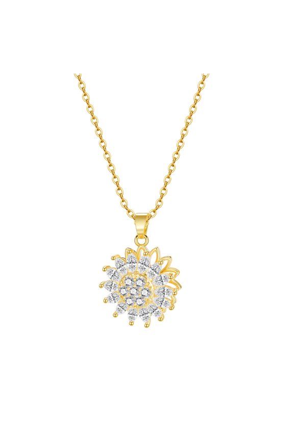 Sunflower Clavicle Chain Light Luxury Versatile Necklace