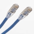 thumbnail image 1 of PHATSAT CAT6 Shielded Ethernet Cable, 23AWG F/UTP, 550MHz, EZ Pass-Thru RJ45, UL ETL Made in USA (365 feet, Blue), 1 of 4