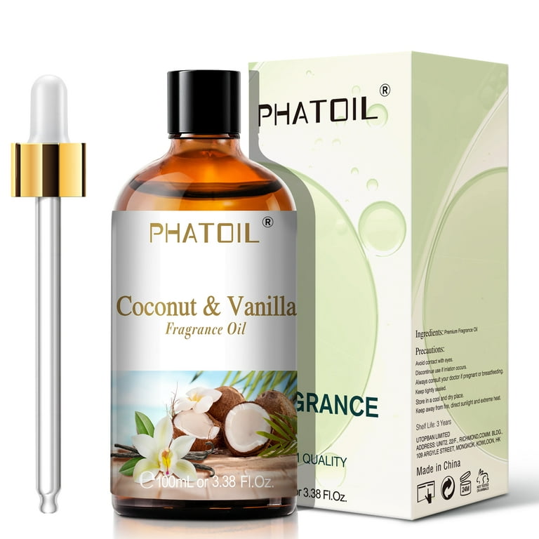 Vanilla Essential Oil 3.38 oz, 100% Pure Vanilla Aromatherapy Oil for  Diffuser, Perfumes, Massage, Soap Making