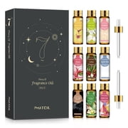 PHATOIL 9 Pack Fragrance Oil Gift Set 10ML Each, Long Lasting Classic Floral Scented Oils for Diffusers, Humidifiers, Car Freshener, Aromatherapy, DIY Candle Soap, Bath Bomb Making