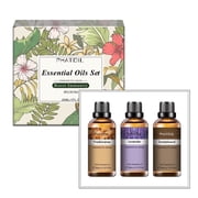 PHATOIL Essential Oils Set, Top 3 Blends for Diffusers, Home Care, Candle Making Scents, Fragrance, Humidifiers, Gifts - Lavender, Sandalwood, Frankincense 30mL
