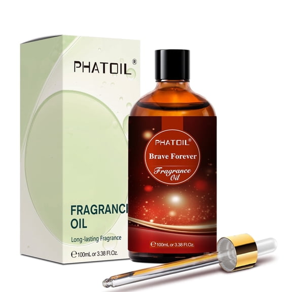Phatoil 100Ml Fragrance Oil Air Diffuser Essential Oils For Relaxation, Brave Forever Scents