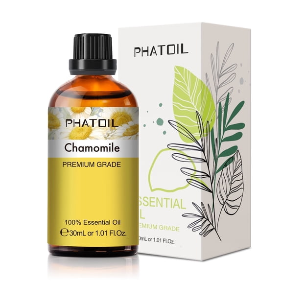 PHATOIL 30ML Chamomile Essential Oil for Diffuser, Skin Care Aromatherapy Soap Making Scent